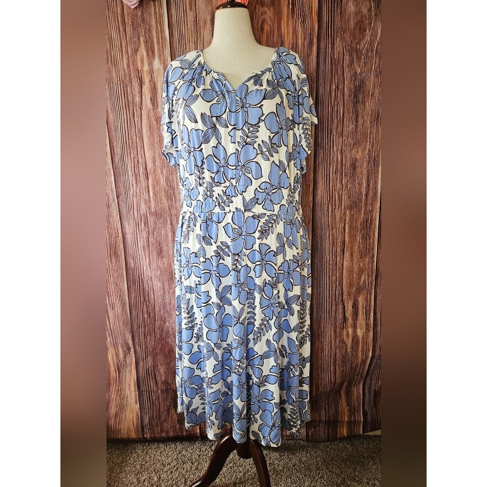NWT Nicole Miller Soft Knit Midi Dress Plus Size 2X